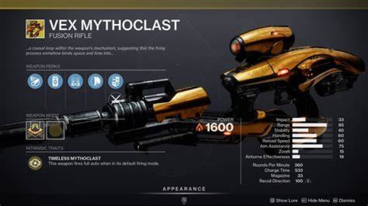 Destiny 2 Vex plate