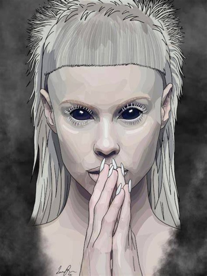 Digital art of yolandi visser and ninja surfing with a guitarplaying