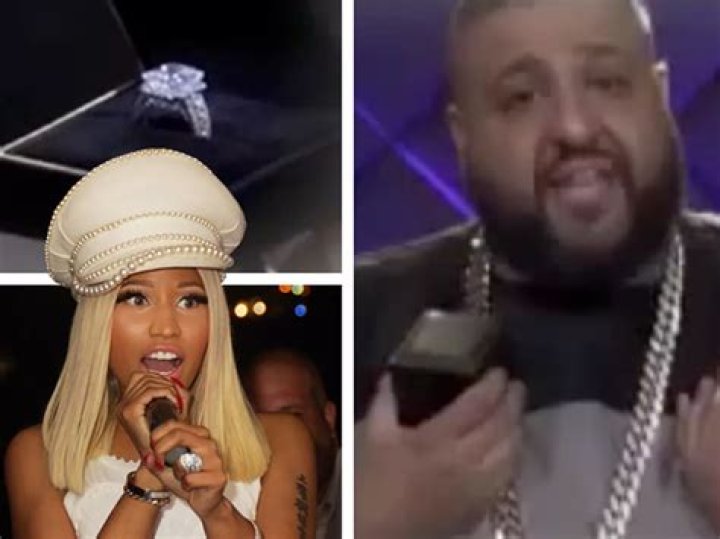 DJ Khaled Proposes To Nicki Minaj With A 500k 10 Karat diamond ring