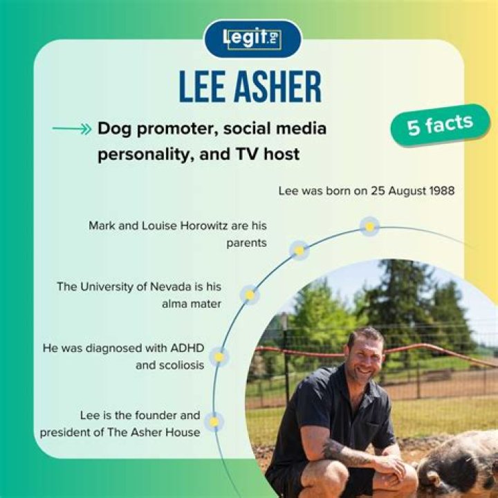 Does Lee Asher have a wife? A look at his relationships Legit.ng