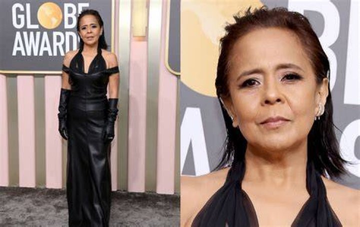 Dolly de Leon stuns in black leather dress at Golden Globes TrendRadars