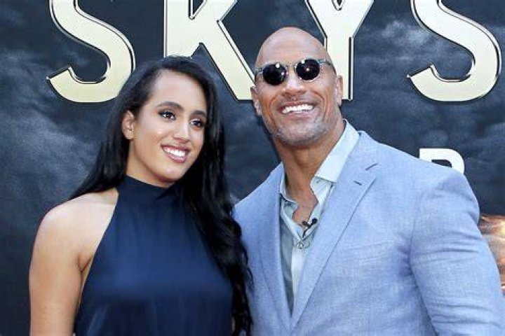 Dwayne Johnson with his daughter Jasmine r/pics