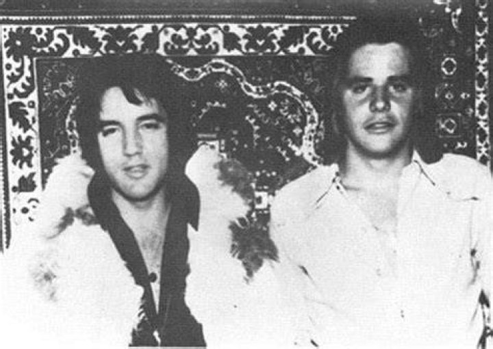 {*Elvis & his Step brother David Stanley, Las Vegas 1974, they were