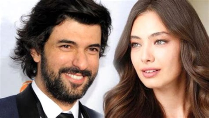Engin Akyurek and Neslihan Atagul Engin Aky&uuml;rek, Photography Poses For