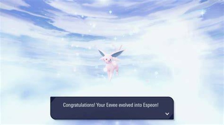 espeon evolving in pokemon legends arceus