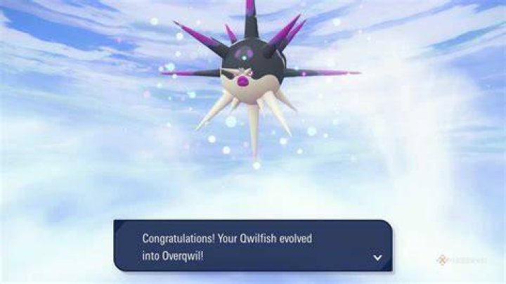 evolving overqwil in pokemon legends arceus