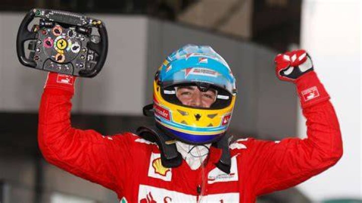 Fernando Alonso, Ferrari with his family at British GP