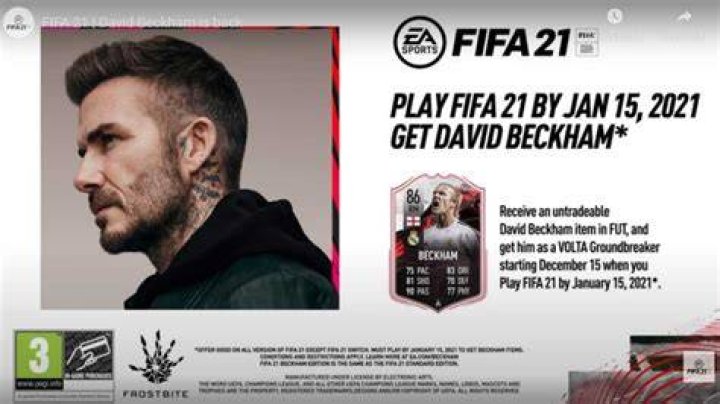 FIFA 21 David Beckham edition