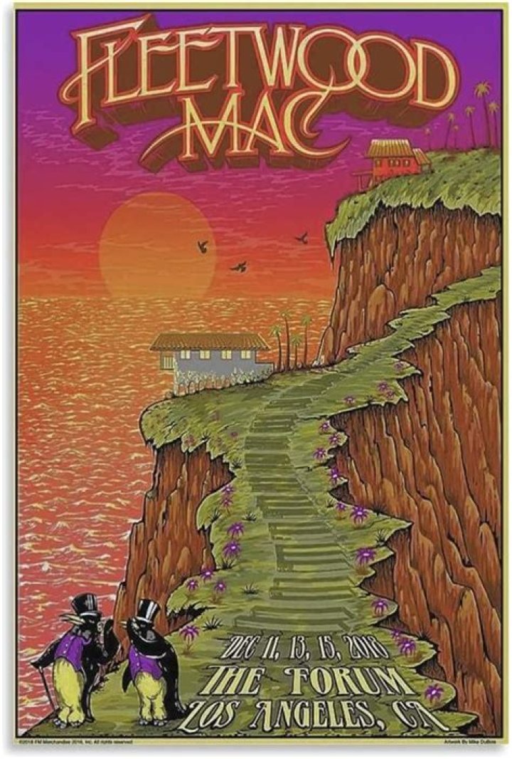 FLEETWOOD MAC Print Music Poster Girl Gift Silver Springs Etsy