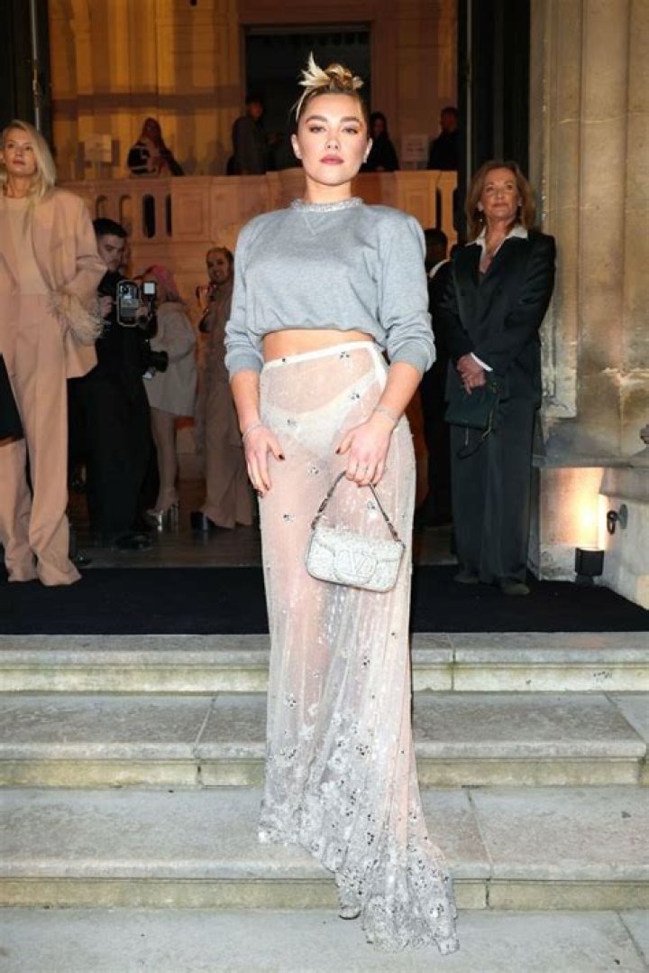 Florence Pugh Stuns In Sheer Dew Drop Dress At Oscars HuffPost