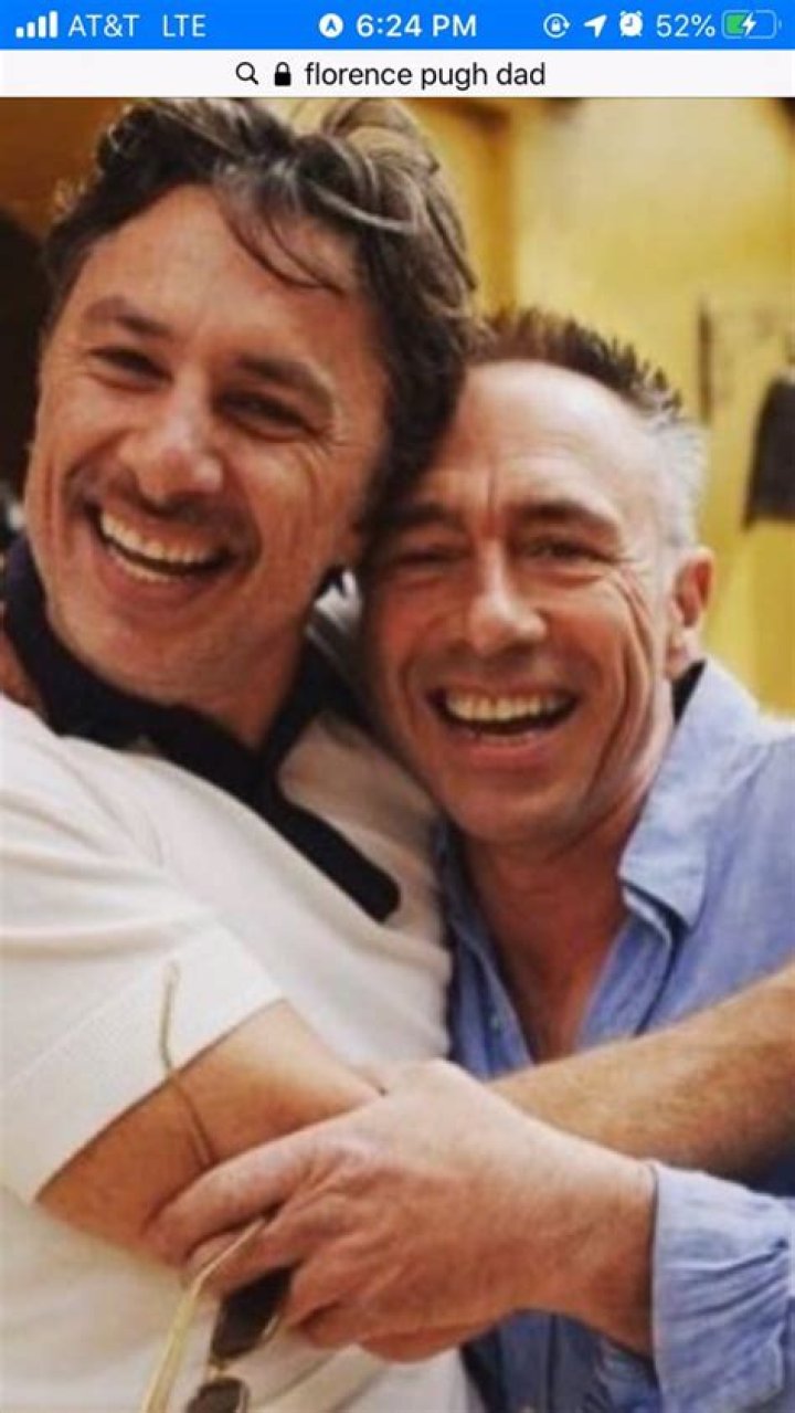 Florence Pugh Zach Braff Dad