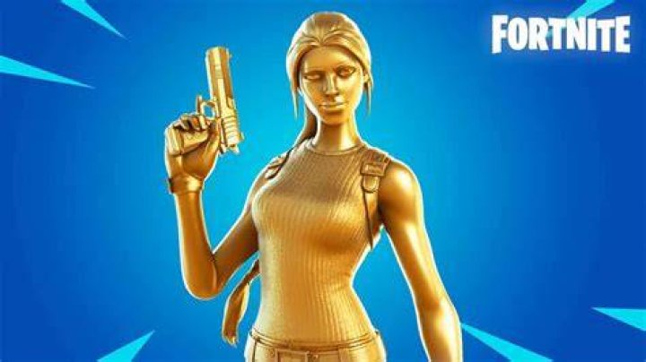 Fortnite Lara Croft Gold Anniversary skin