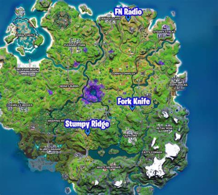 Fortnite Saplings at Stumpy Ridge