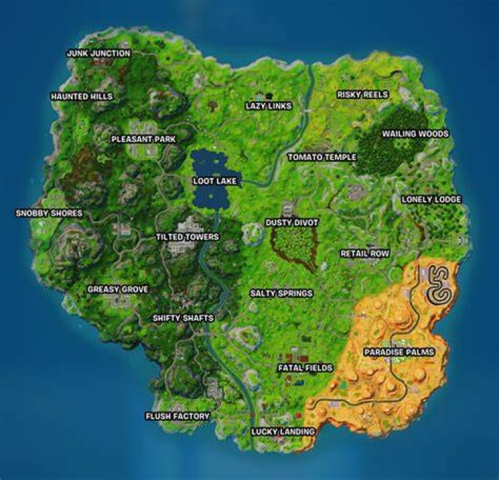 Fortnite Season 6 map