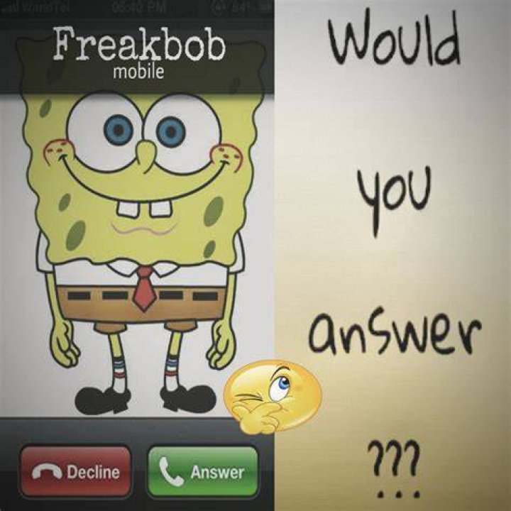 Freakbob is calling meme Freakbob / Freakybob Know Your Meme