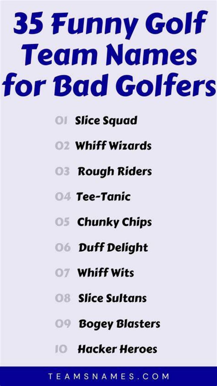 Funny Golf Names Reddit elbjologdepedrazaginori