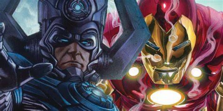 Galactus and Iron Man in Fortnite