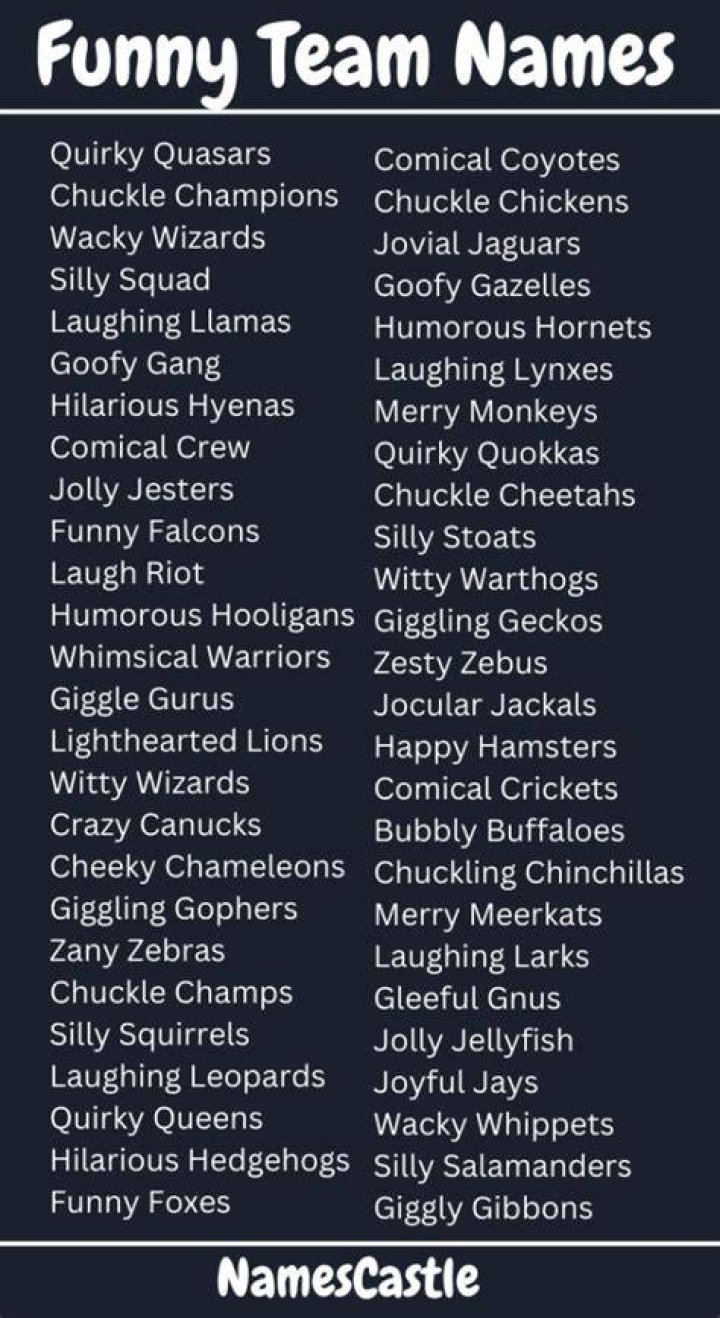 General 4 funny team names for golf best, don't miss BSS news