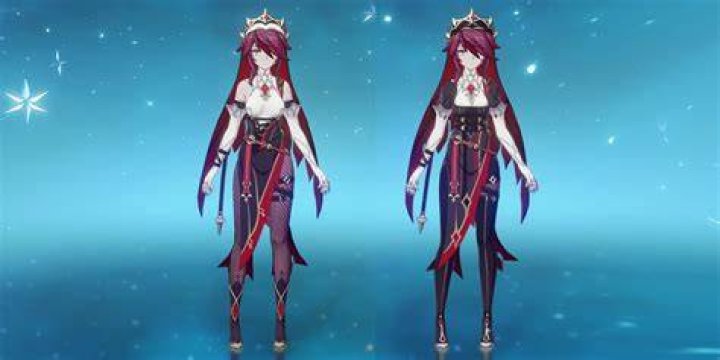 Genshin Impact Rosaria alternate outfit screen
