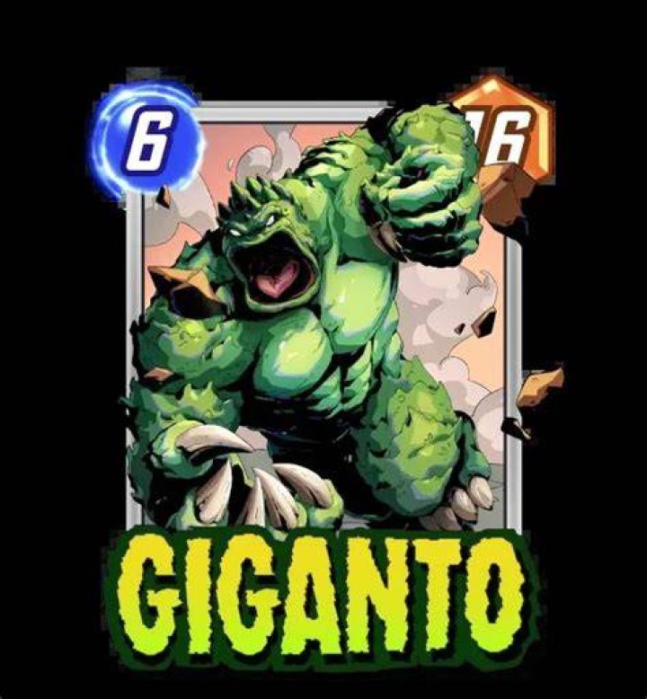 Giganto card in Marvel Snap