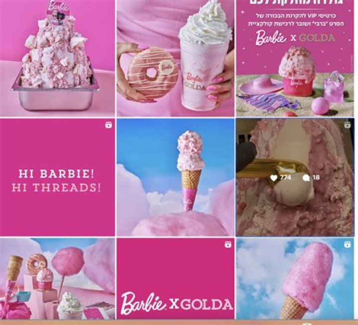 Golda & Barbie Israeli ice cream teams up with famous doll Jewish News