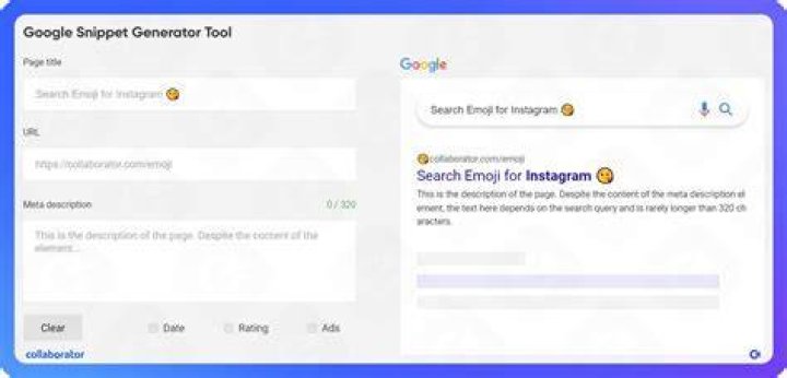Google Snippet Generator Tool for SERP Preview & Optimization