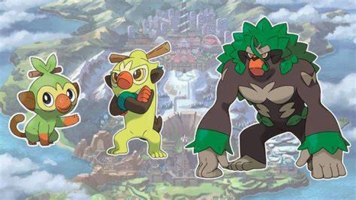 Grookey in Pokemon Sword & Shield