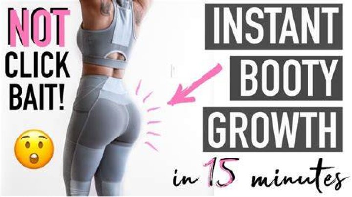Grow your booty IN 15 MINUTES workout! (INSTANT RESULTS) YouTube