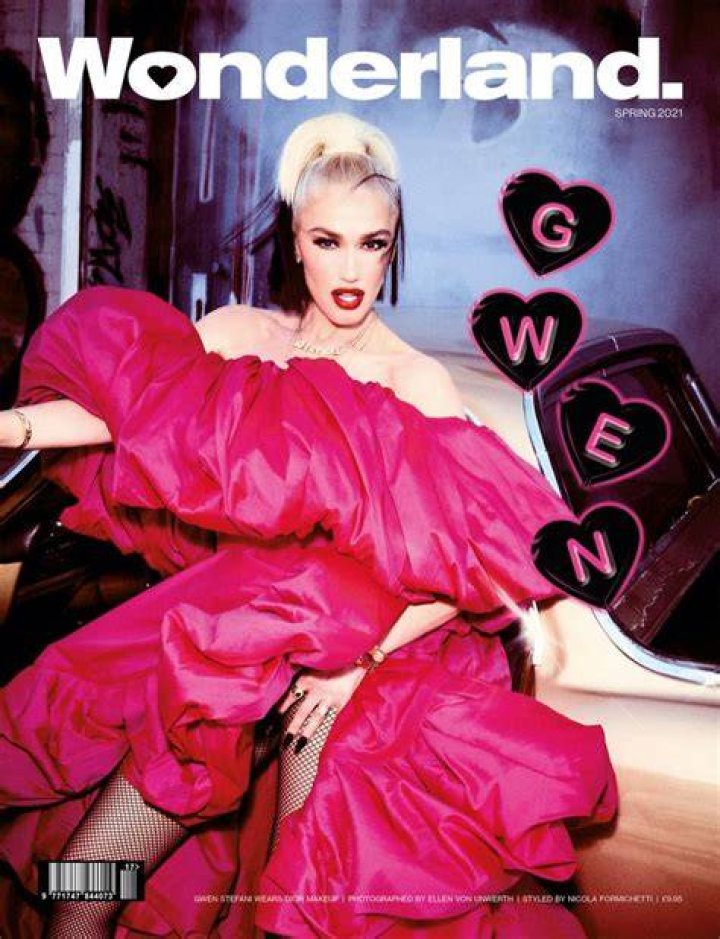 Gwen Stefani Covers Wonderland Magazine, Spring 2021 Frau