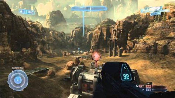 Halo Blood Gulch gameplay