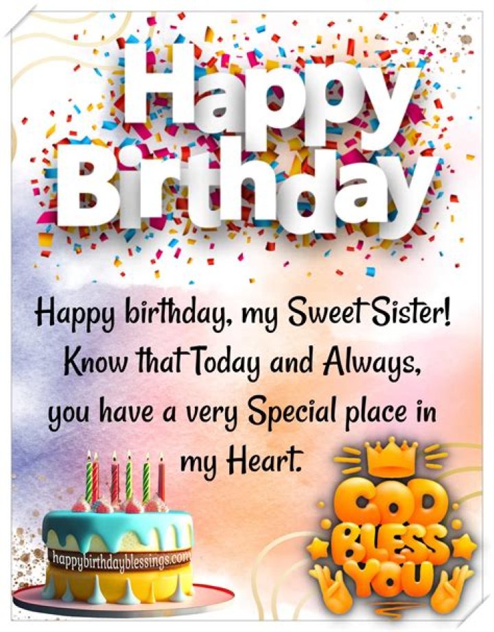 Happy Birthday Sister most 10 happy birthday sister pictures