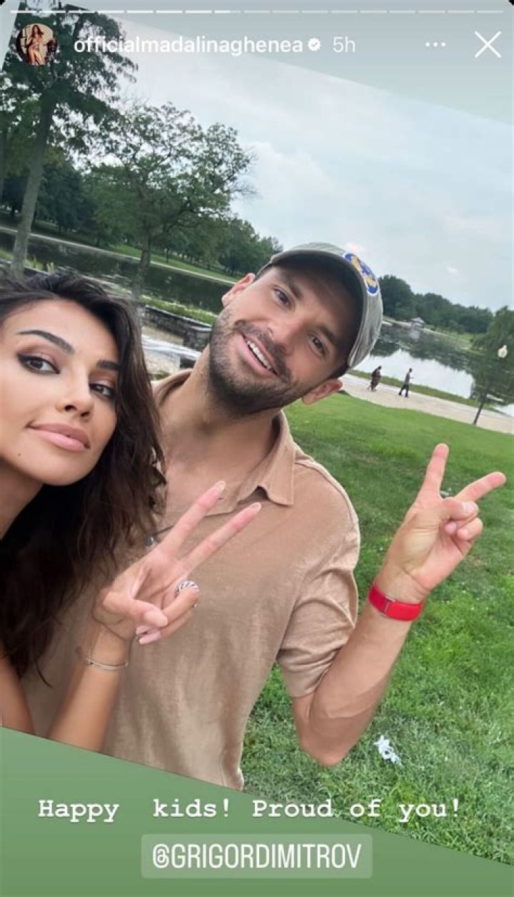 "Happy kids!" Grigor Dimitrov's girlfriend Madalina Ghenea shares a
