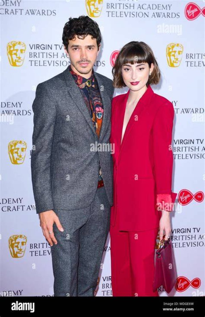 Harry Richardson and Ellise Chappell attending the Virgin British