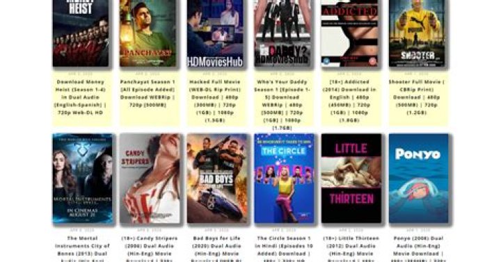HDMoviesHub 2021 Latest Bollywood 300MB Movies Download