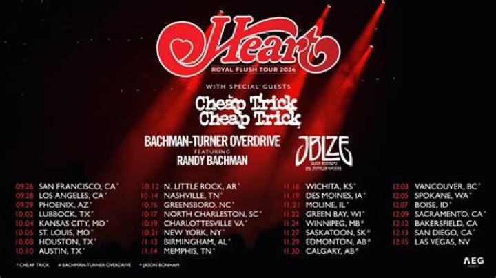 Heart Tickets, 2024 Concert Tour Dates SeatGeek
