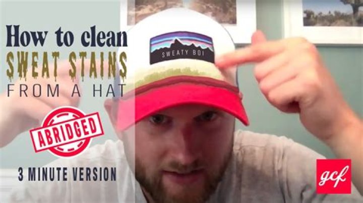 How Do You Clean Sweat Stains From A Baseball Cap BaseBall Wall