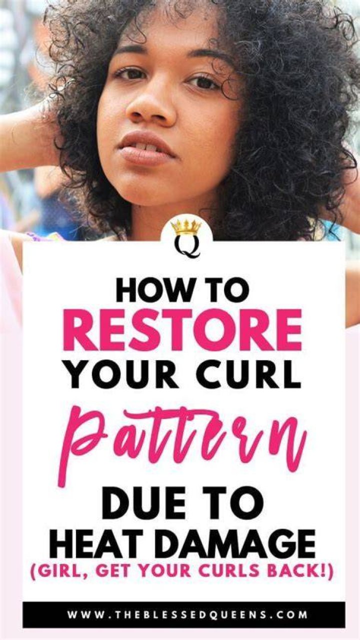 How to Restore Natural Curl Pattern to Heat Damaged Hair