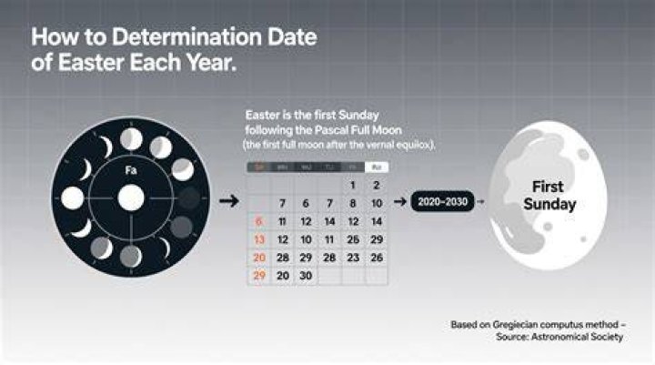 How we determine what date Easter is recognized