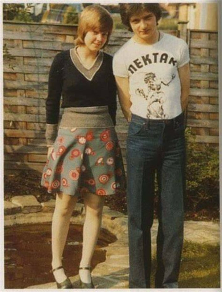 Ian Curtis and his wife Deborah Curtis (Debbie Woodruff) 1976 r