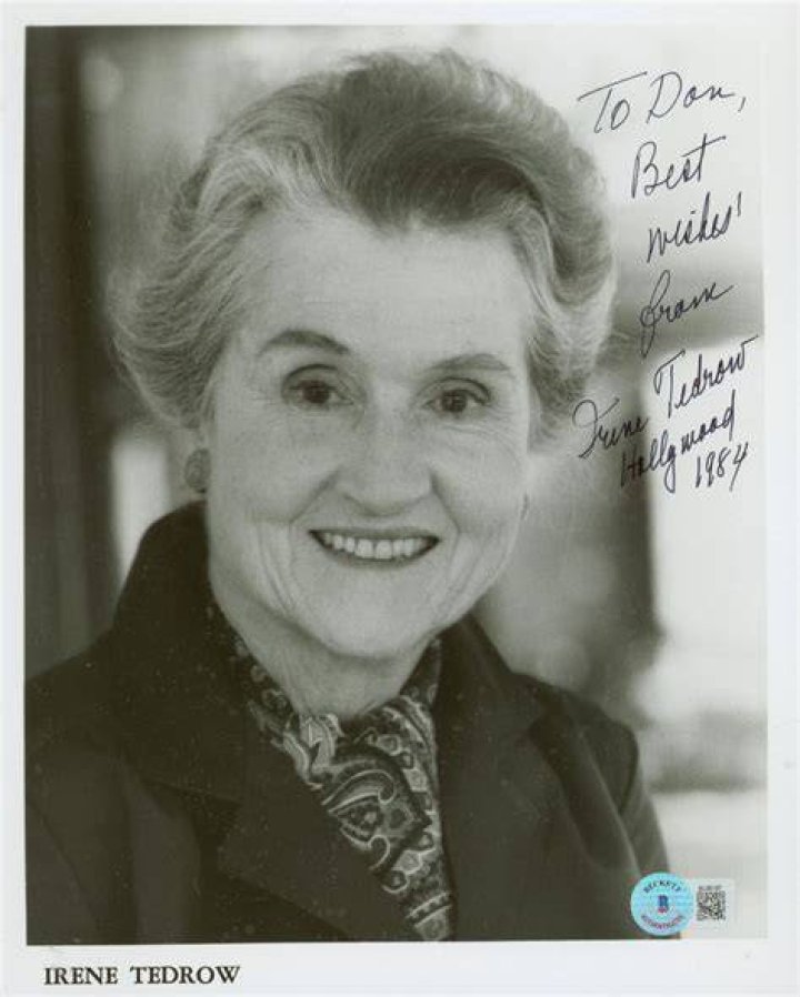 Irene Tedrow Movies, Bio and Lists on MUBI