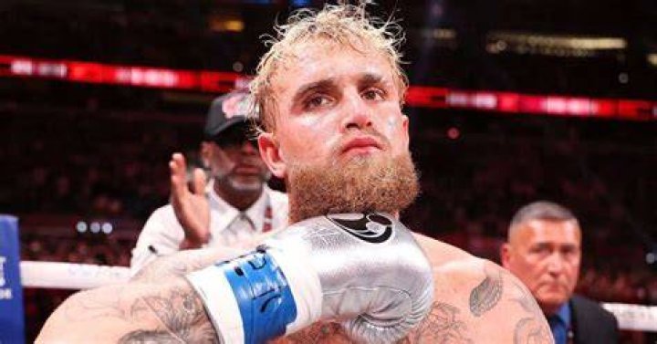 Jake Paul in boxing sparring session with handwraps