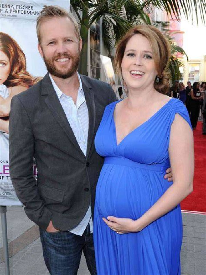 Jenna Fischer and husband, Lee Kirk r/DunderMifflin