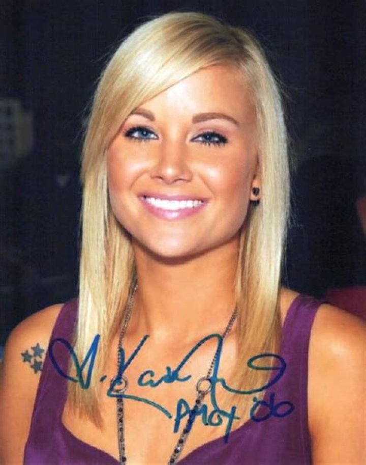 Kara Monaco Signed Official Playboy Headshot 8x10 Photo PSA/DNA COA