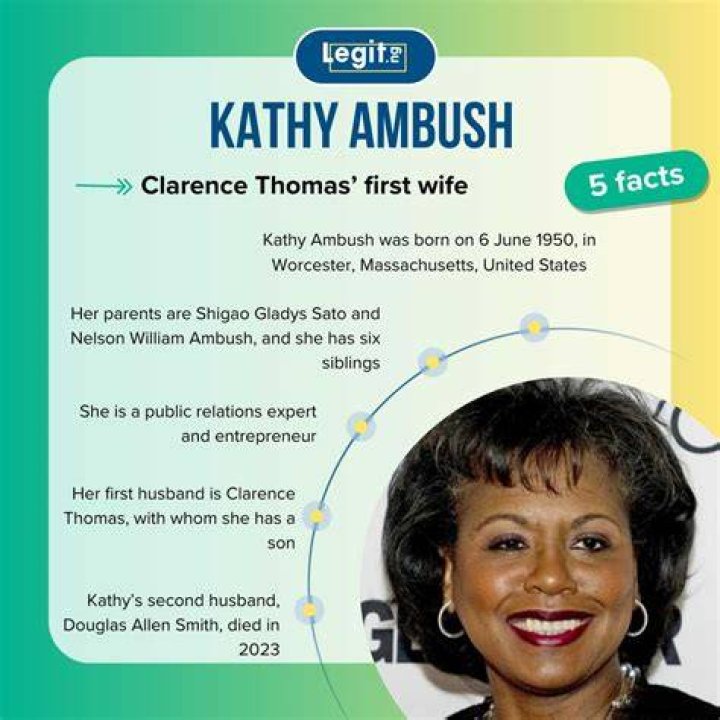 Kathy Ambush Who is Clarence Thomas's first wife? Meet Clarence Thomas