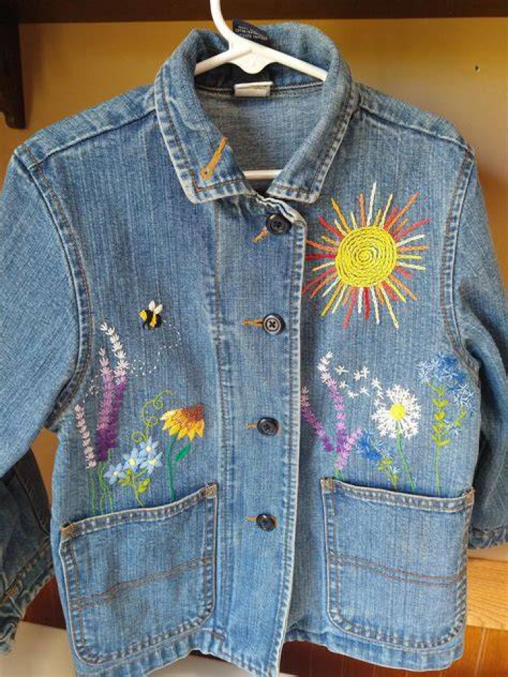 KEN DONE jean jacket 1980s never worn Size L. Perfect Etsy Clothes
