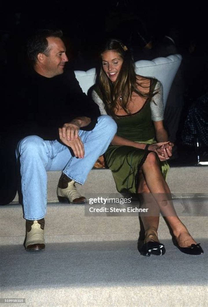 Kevin Costner and Elle Macpherson at Sean 'Puffy' Combs' birthday