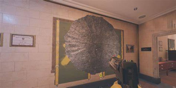 Kiba barrier deployed on Bank banana window in Rainbow Six