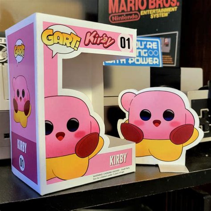 Kirby Funko Pop Figure Design on Behance