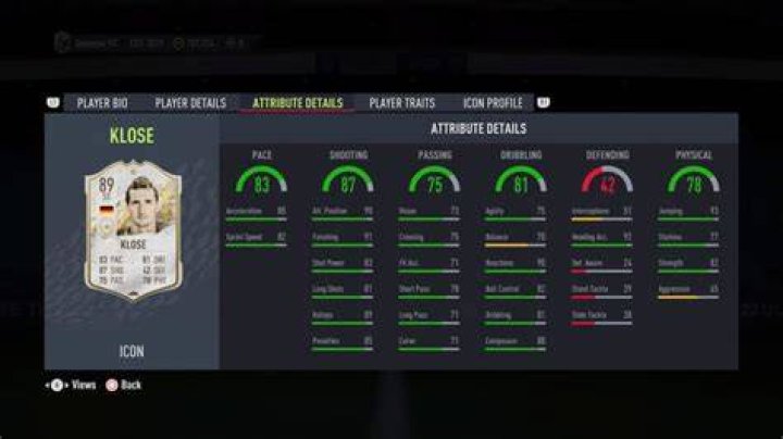Klose ICON SBC Rising Star solution FIFA 22