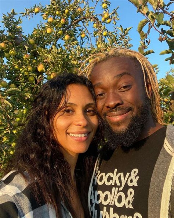 Kofi Kingston & his wife Kori at the WWE Hall of Fame Ceremony Wwe